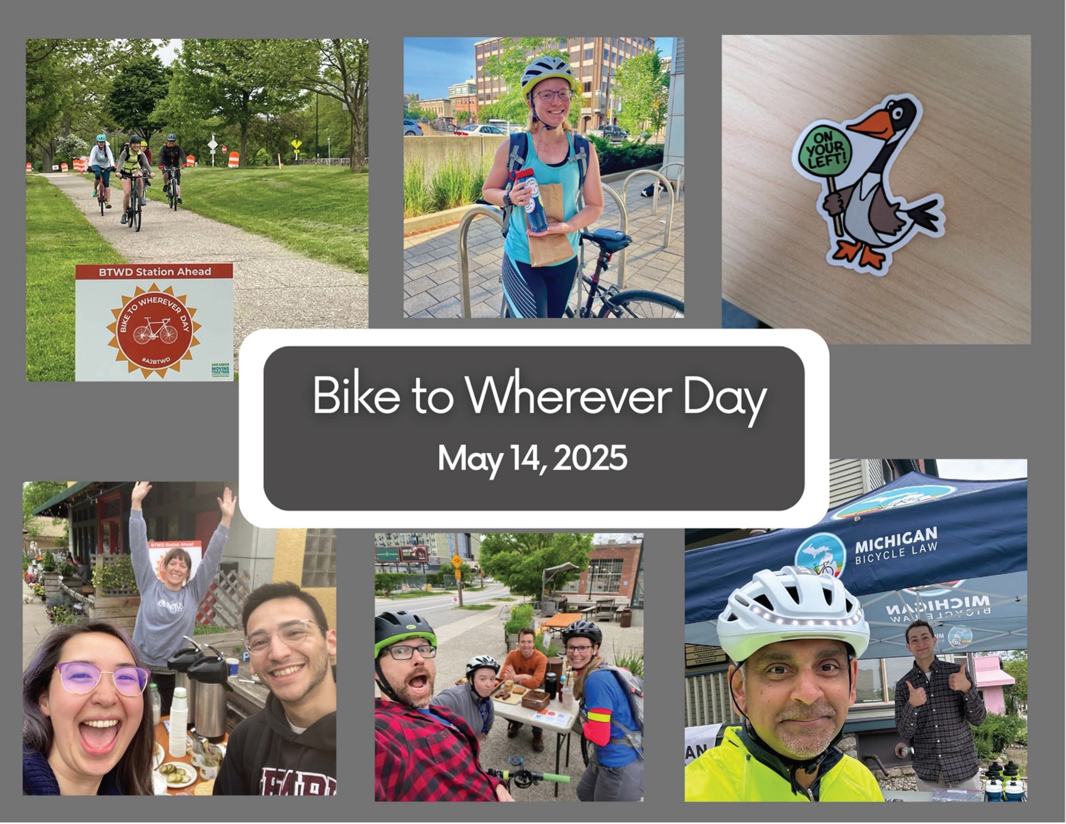 Bike to Wherever Day May 14, 2025