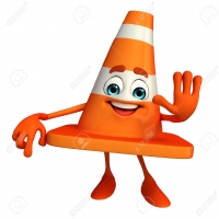 Happy Construction Cone